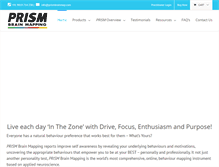 Tablet Screenshot of prismbrainmap.com